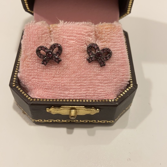 Juicy Couture paved purple bows - Picture 2 of 2